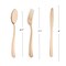 Gold Classic Cutlery Plastic Silverware Set (120 Guests)